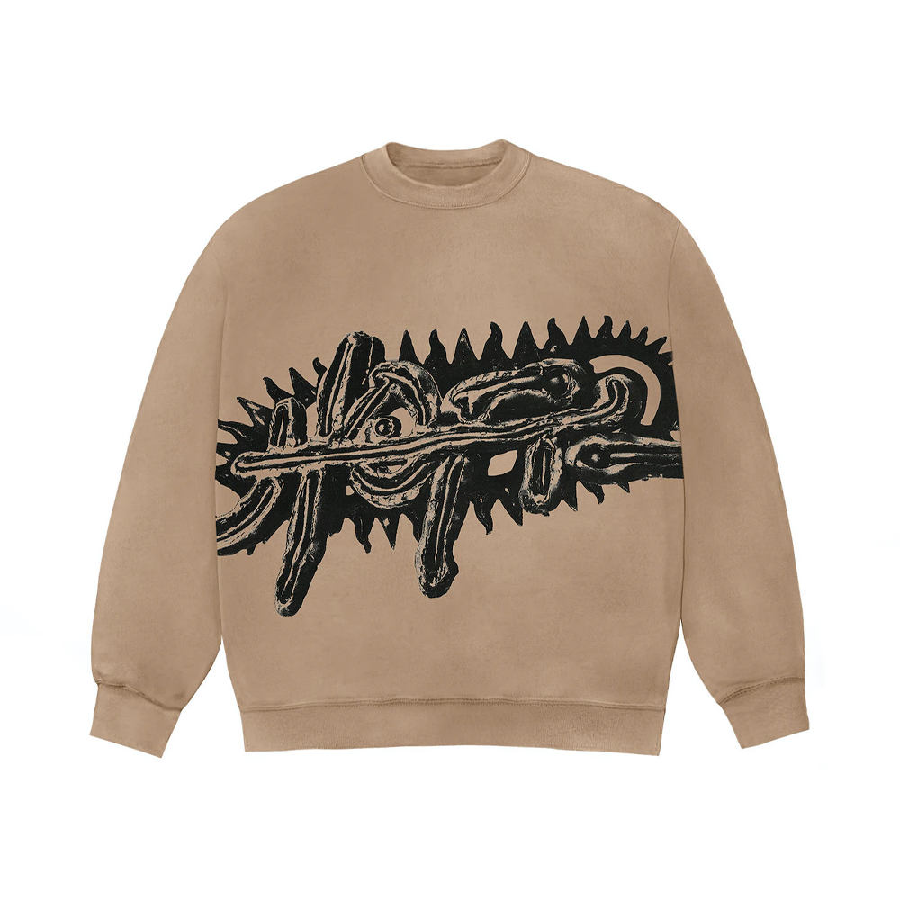 Travis Scott Utopia A3 Crewneck Light Sand