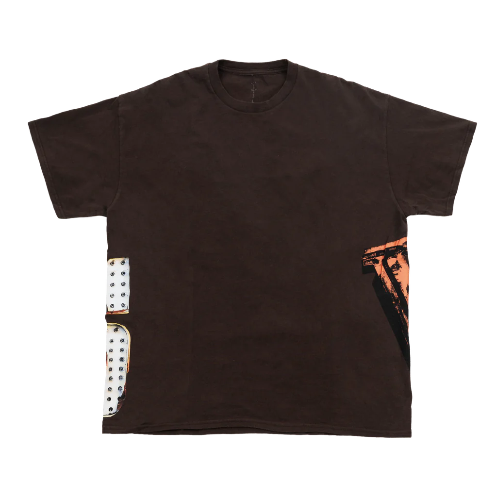 Travis Scott Vegas Lights T-shirt Brown