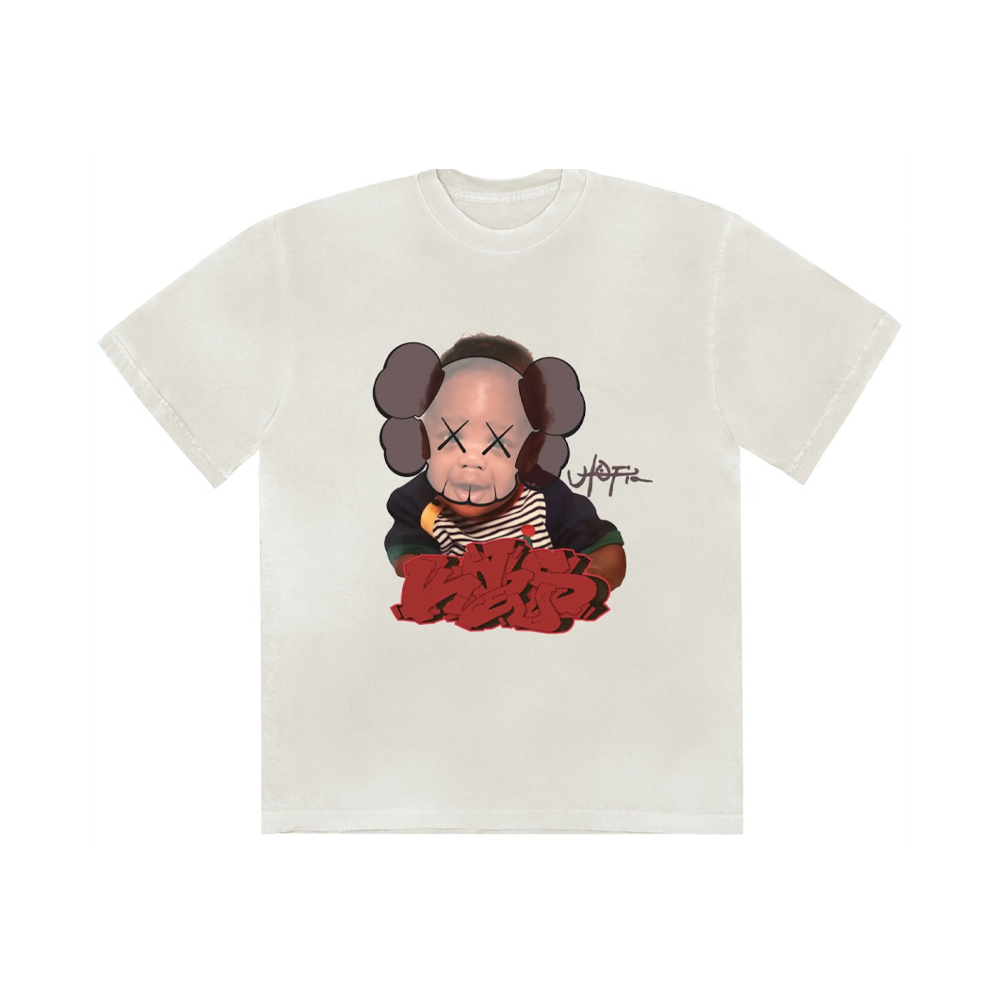 Travis Scott X Kaws Utopia I Tee White