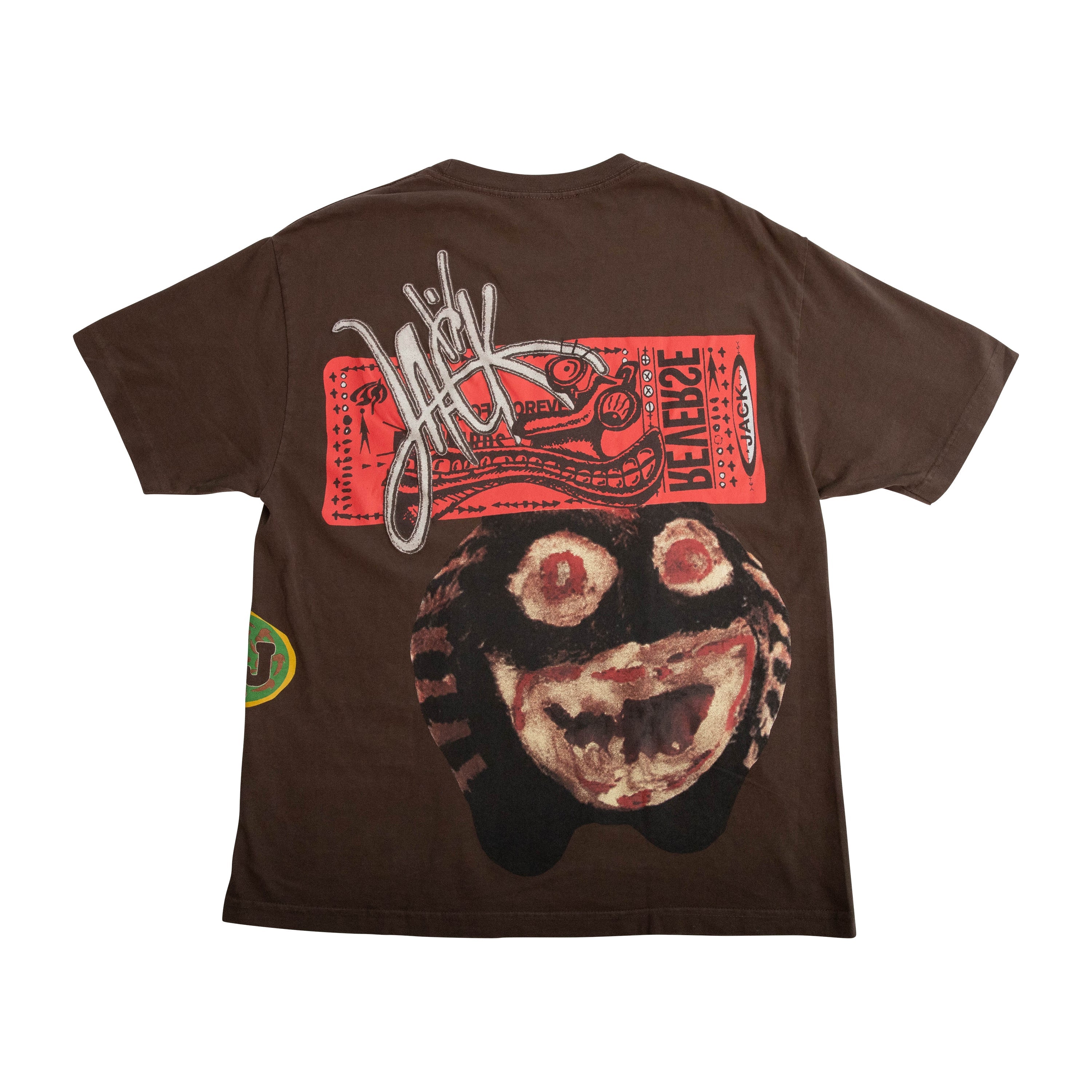 Travis Scott Never Backward T-shirt Brown