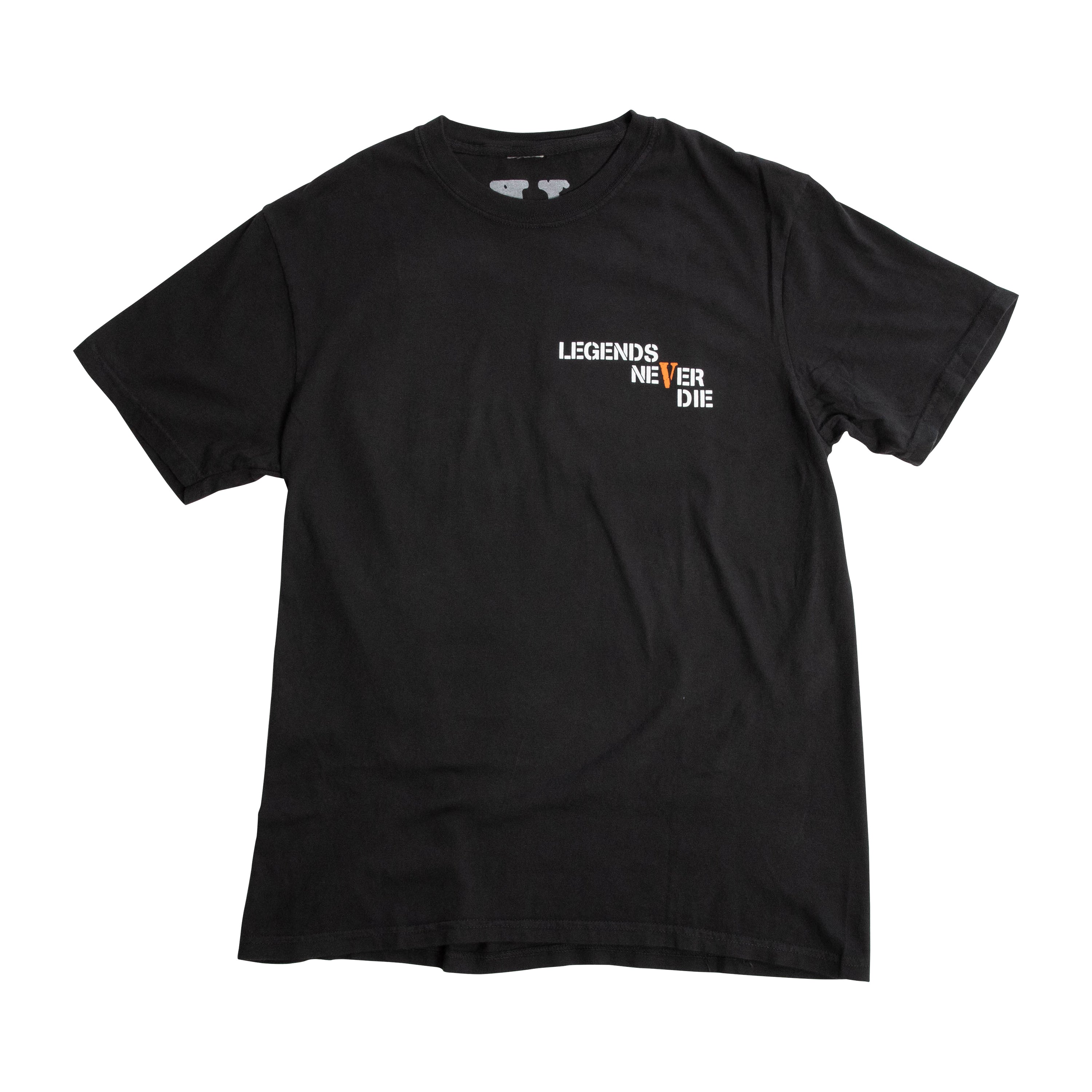 Vlone x Juice Wrld 999 Juice World Merch Collab Tee - BLACK