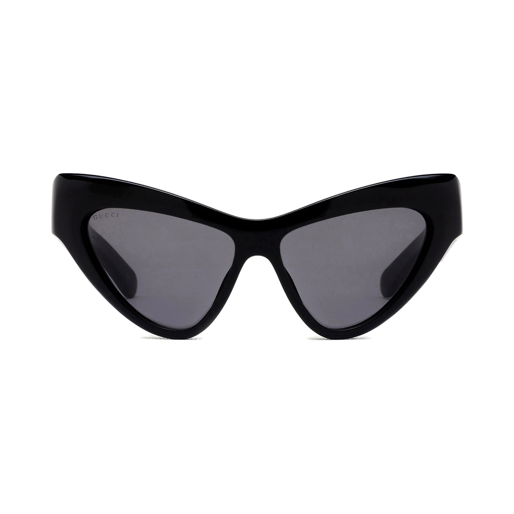 Gucci Cat-Eye shape Women Sunglasses GG1294S 001 - Black Grey